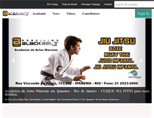 Tablet Screenshot of brazilianblackbelt.com